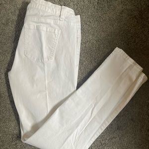 Lands End White dress pants